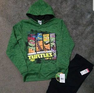 NWT TMNT Outfit Boys Large 10-12